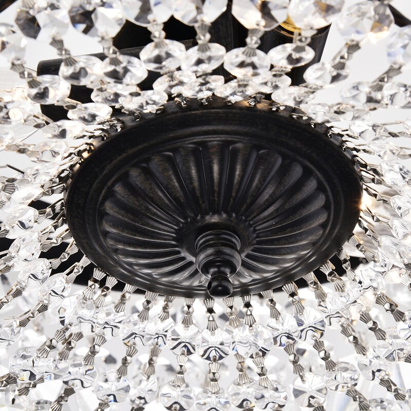 Achenar 3 Light Semi Flush Mount