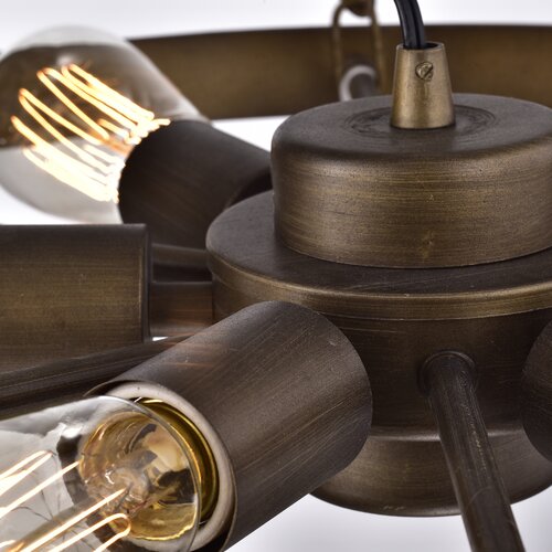 Achos 6 light Wheel Shape Chandelier