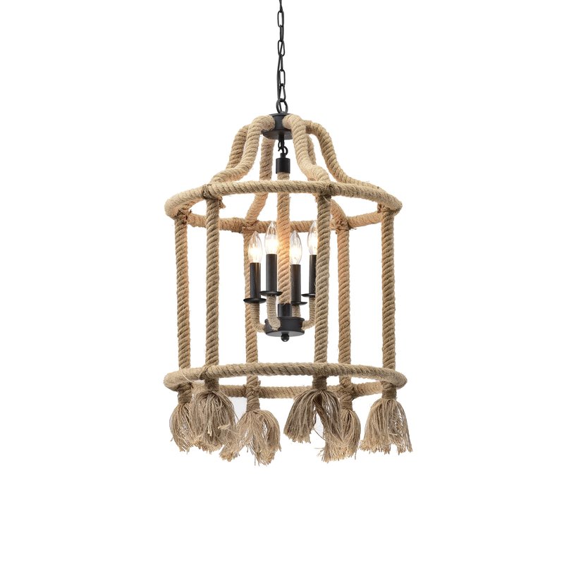 Eros 4 Light Candle Chandelier