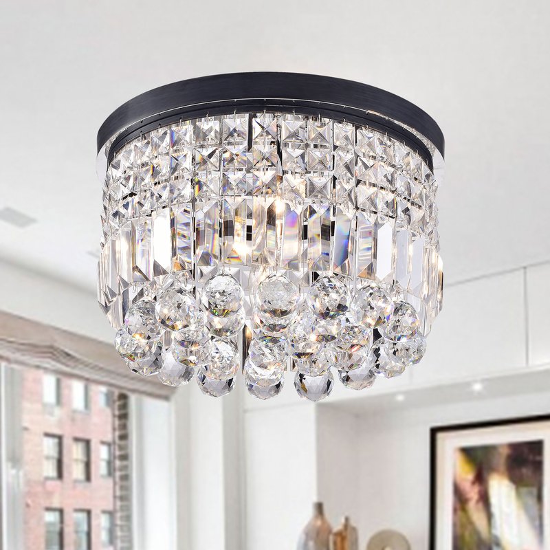 Styx 4 Light Flush Mount - Brownish Black