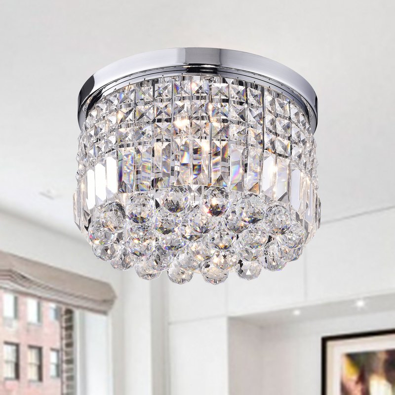 Styx 4 Light Flush Mount - Chrome