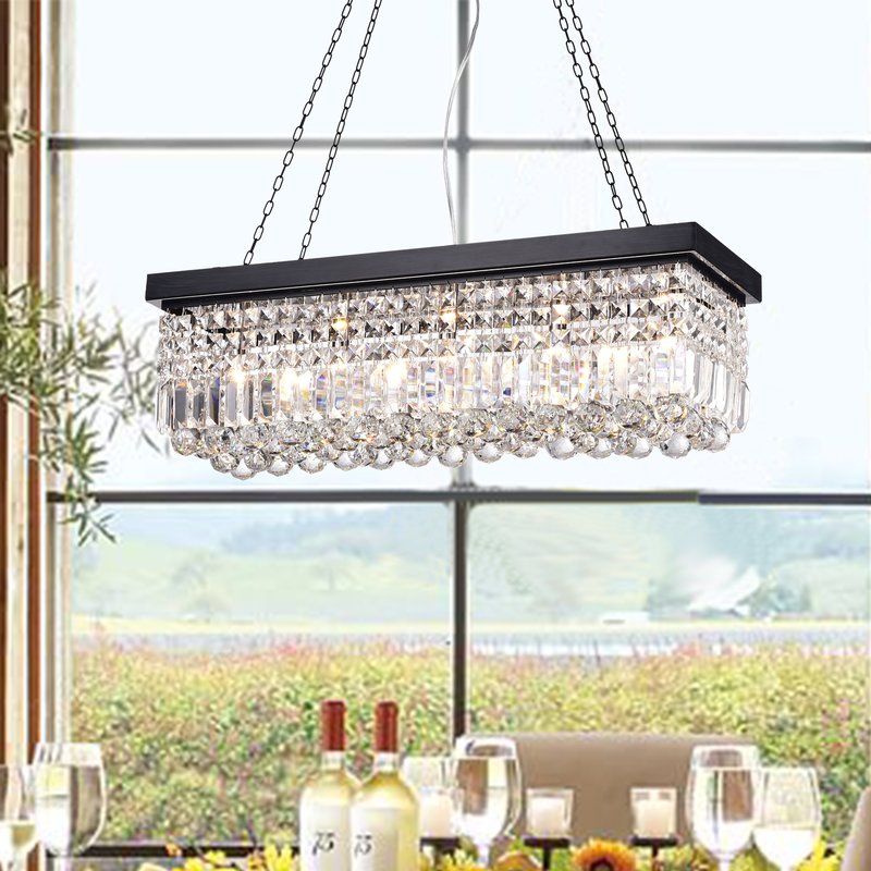 Tartarus 5 Light Chandelier - Brownish Black