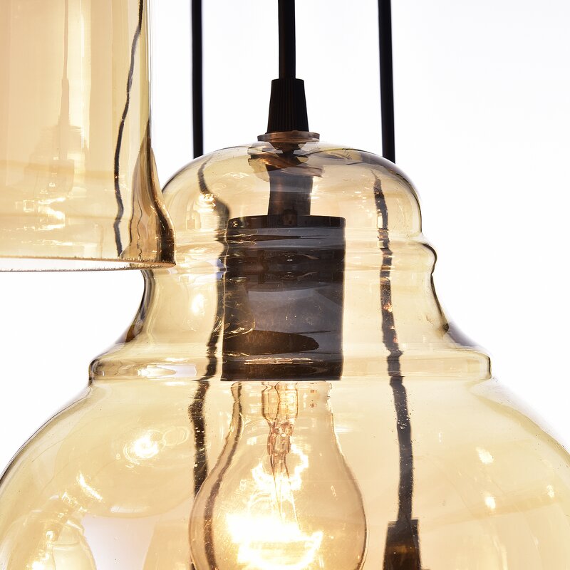 Aegaeon 8 Light Chandelier-Black