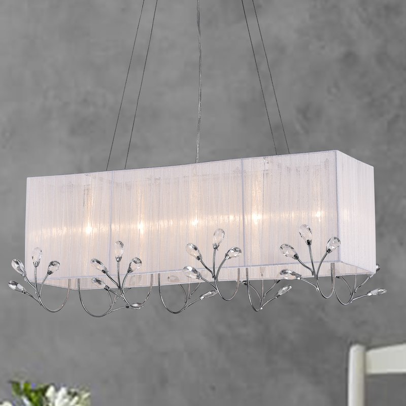 Brizo 5 light chandelier- Chrome