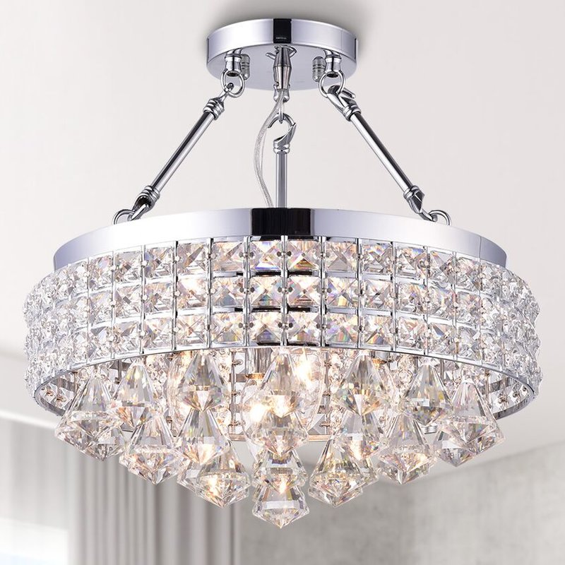 Gorgons 4 Light Semi Flush Mount