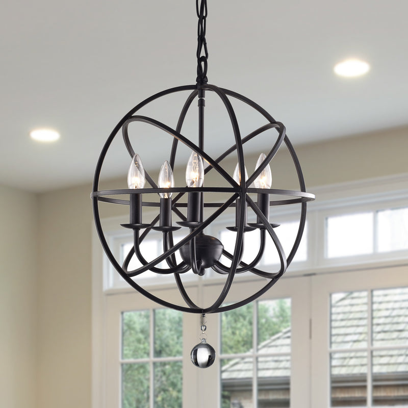 Notus 5 Lights Globe Pendant