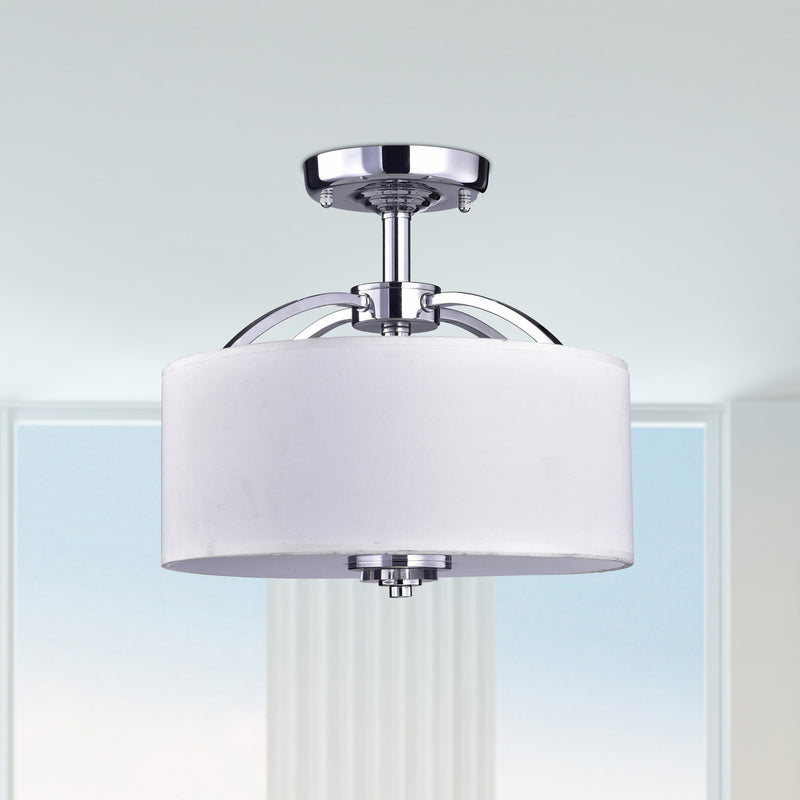 Uranus 3 Lights Semi-Flush Mount