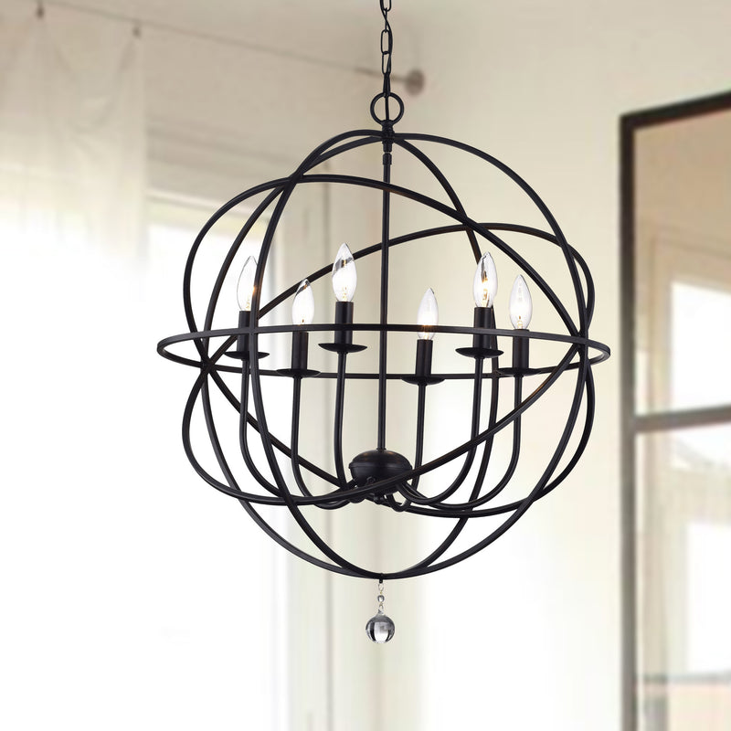 Agon 6 Light Globe Pendant