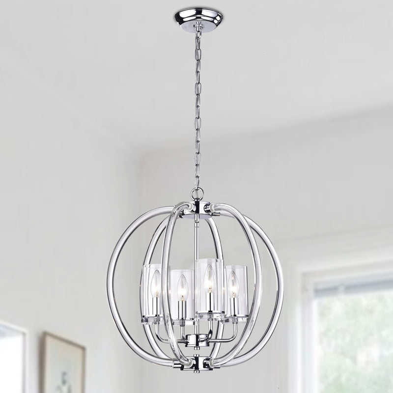 Rhea 4 Light Globe Pendant