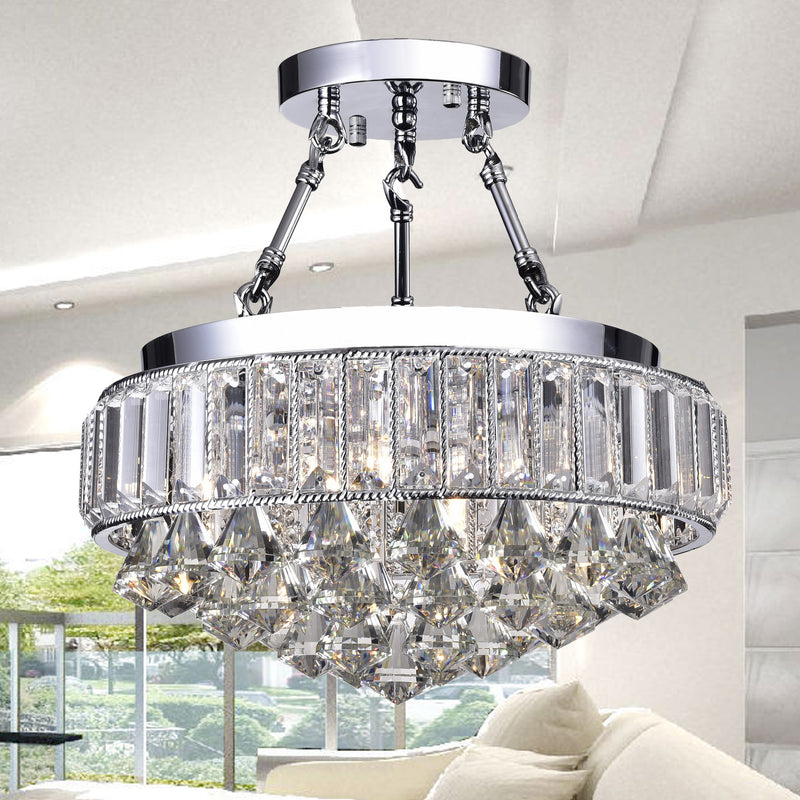 Themis 4 Light Semi-Flush Mount
