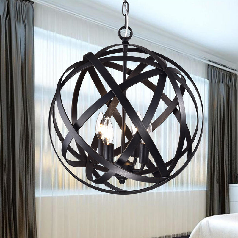 Clymene 4 Light Globe Pendant