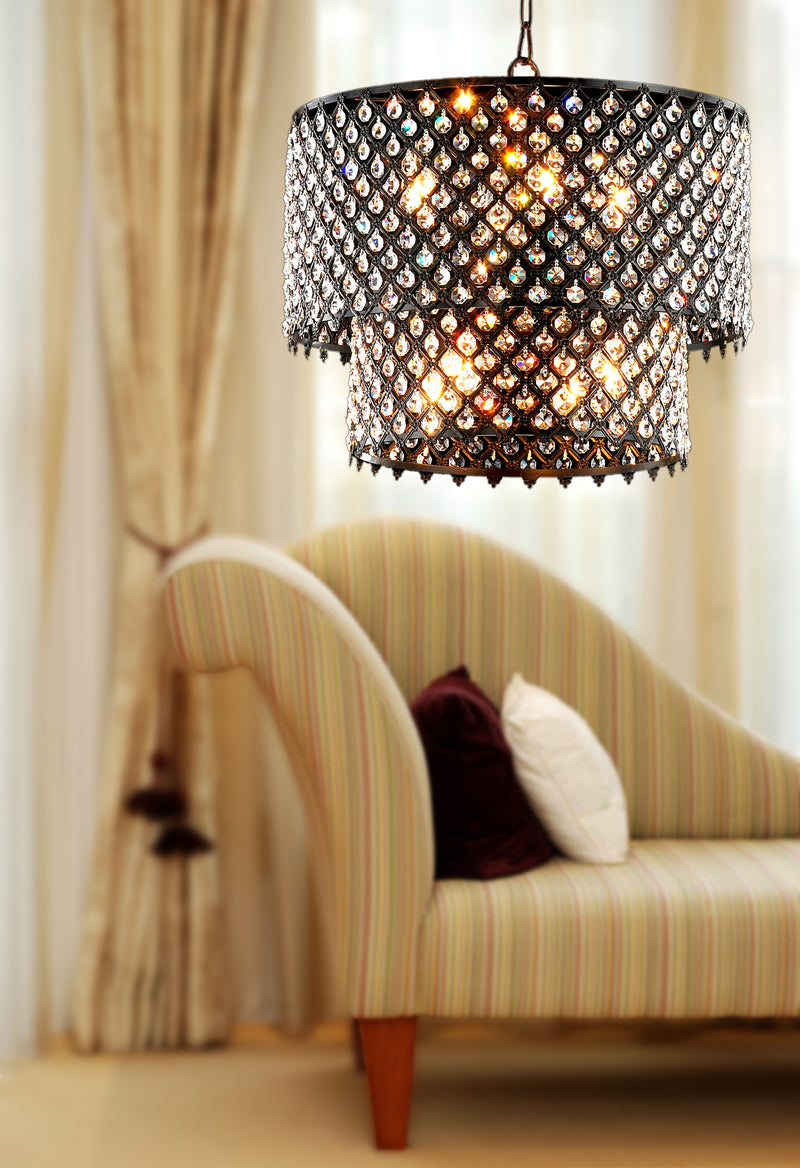 Mercury 8 Light Drum Chandelier
