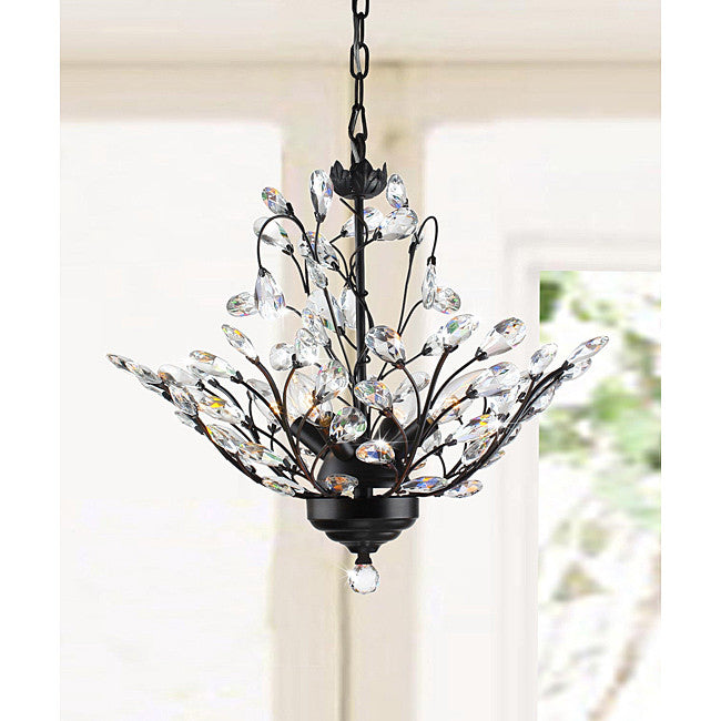 Terra 4 Light Crystal Chandelier