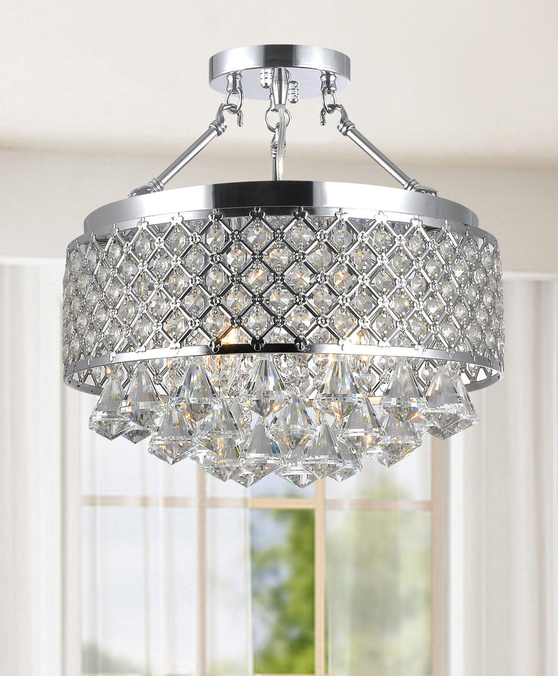 Caelus 4 Light Semi Flush Mount