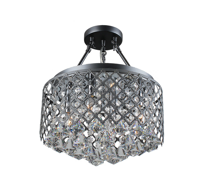 Leto 4 Light Semi Flush Mount