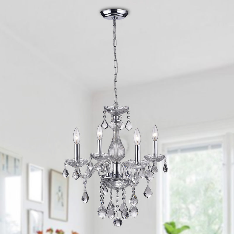 Arete 4 Light Candle Chandelier