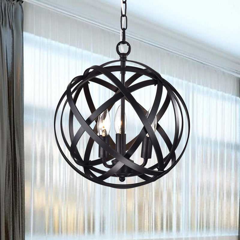Metis 3 Light Globe Pendant
